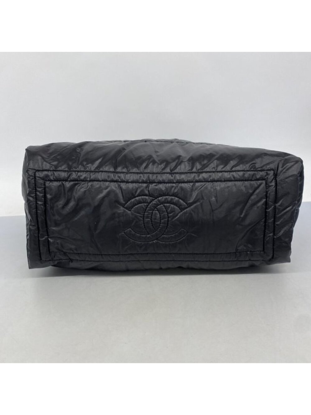 Chanel Tote Coco Cocoon Nylon Black Silver - Picture 3 of 10
